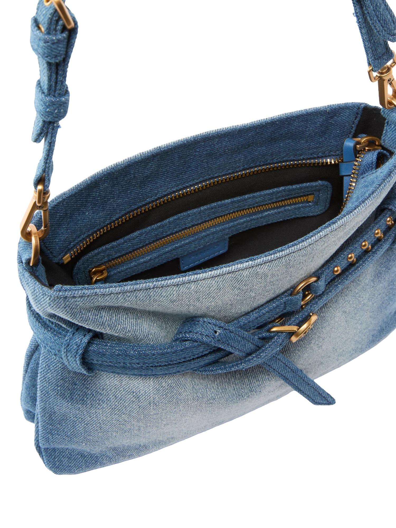 Pinko Borsa Belt Bag Mini Denim