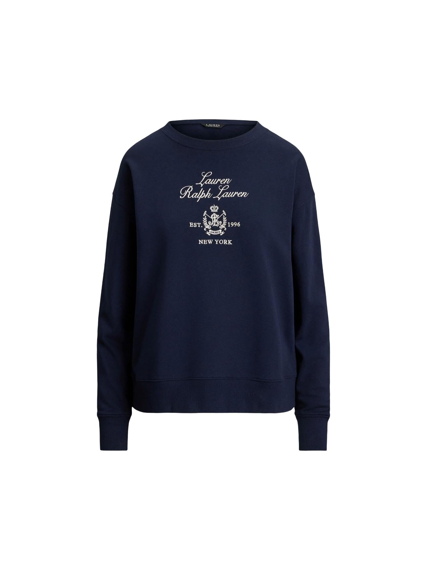 Lauren Ralph Lauren Felpa con logo ricamato Kappy