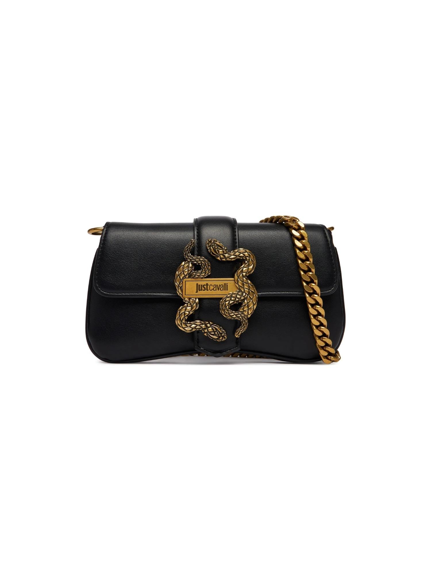 Just Cavalli Borsa con fibbia snake