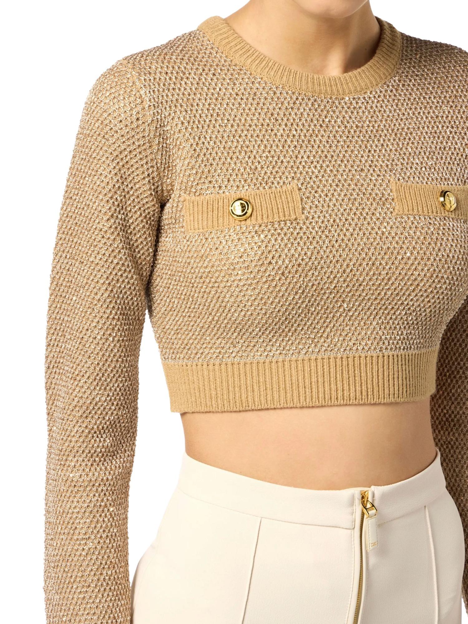 Elisabetta Franchi Maglia con paillettes