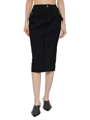 Versace Jeans Couture Gonna con fibbie Baroque