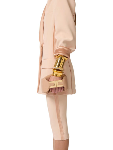Elisabetta Franchi Borsa hobo con manico gioiello