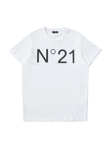 N°21 T-shirt basic con logo