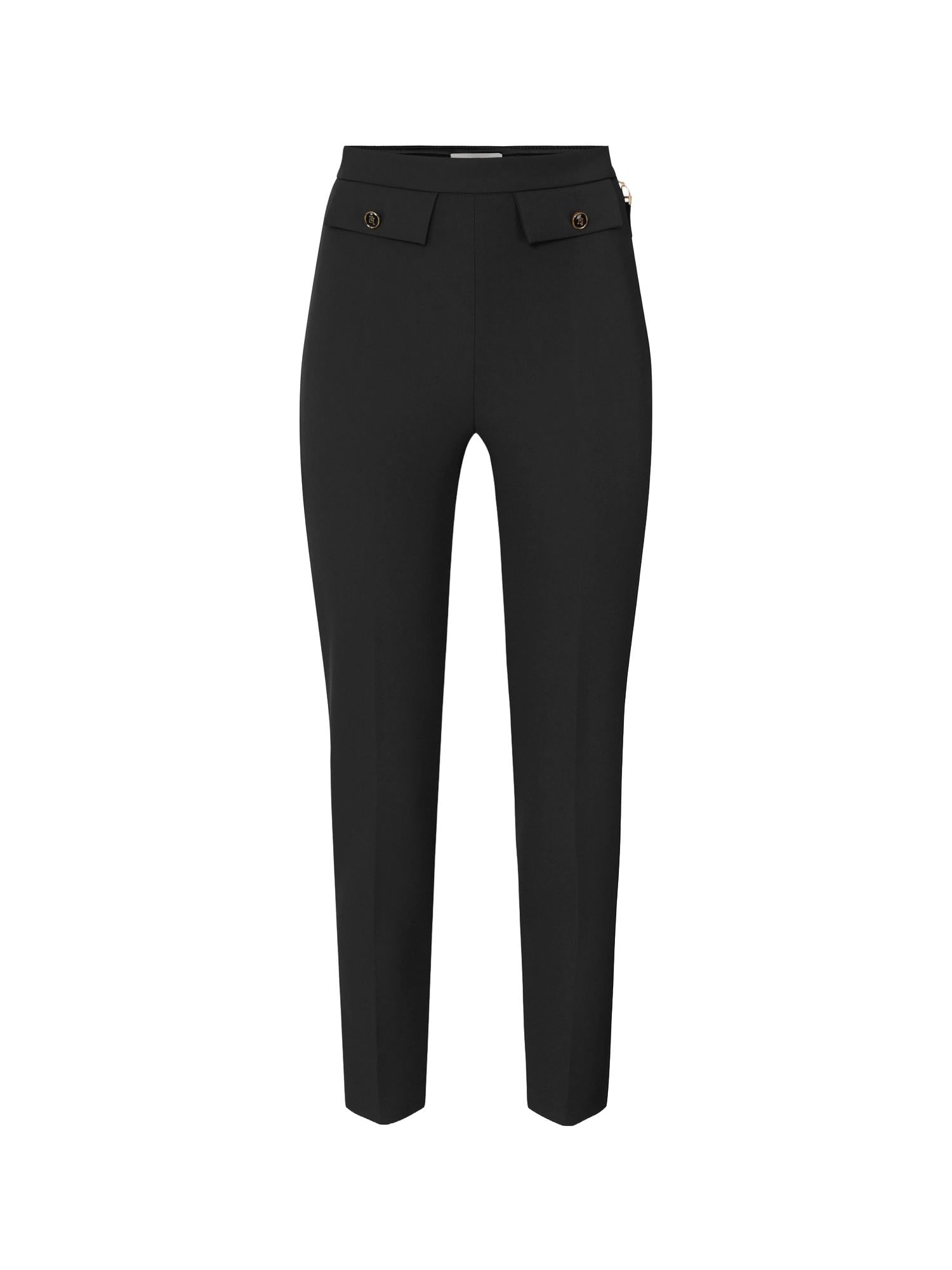 Elisabetta Franchi Pantalone slim in crepe