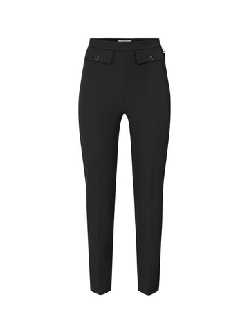 Elisabetta Franchi Pantalone slim in crepe