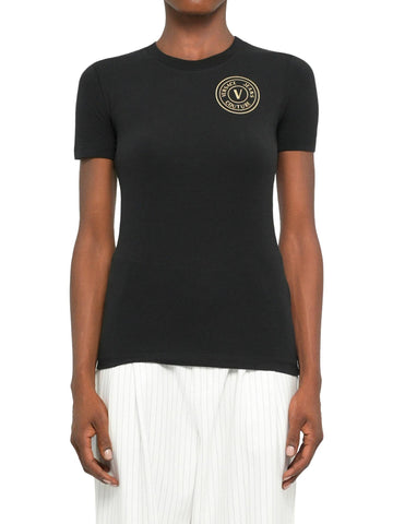 Versace Jeans Couture T-shirt con logo V-Emblem