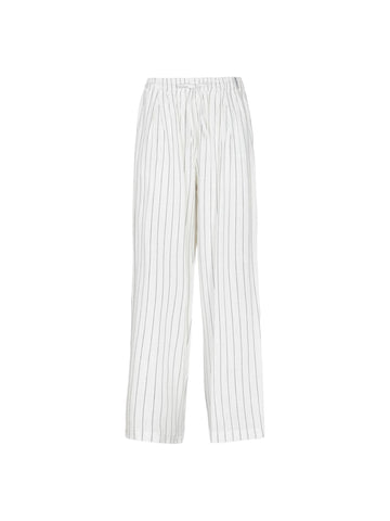Hinnominate Pantalone gessato in lino
