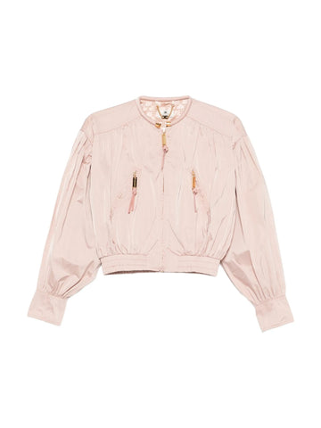 Elisabetta Franchi Bomber in tessuto vela
