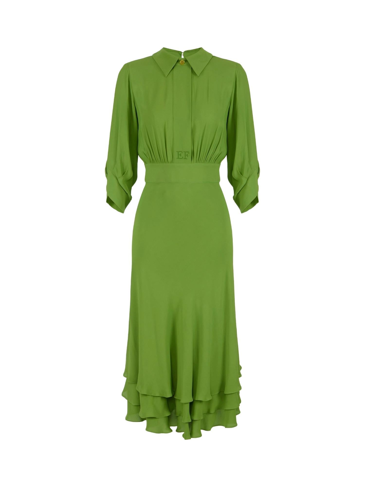 Elisabetta Franchi Robe à jupe à volants