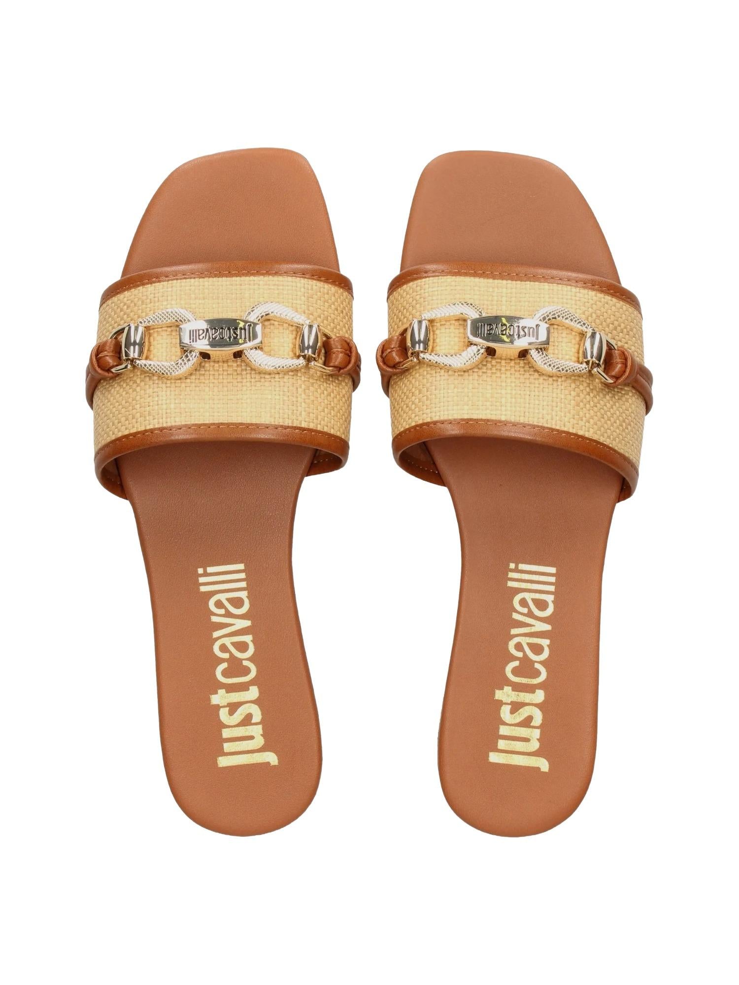 Just Cavalli Ciabatte con morsetto logato
