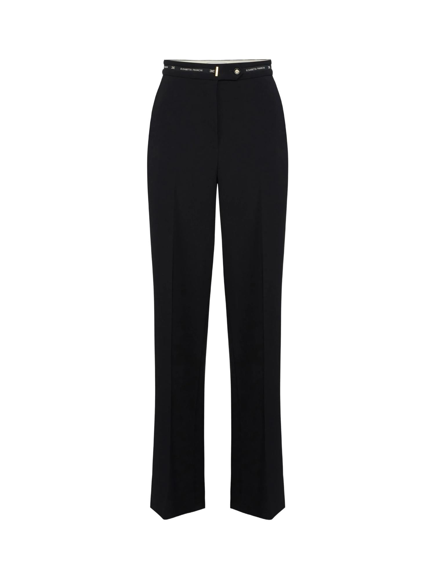 Elisabetta Franchi Pantalone con nastro logato