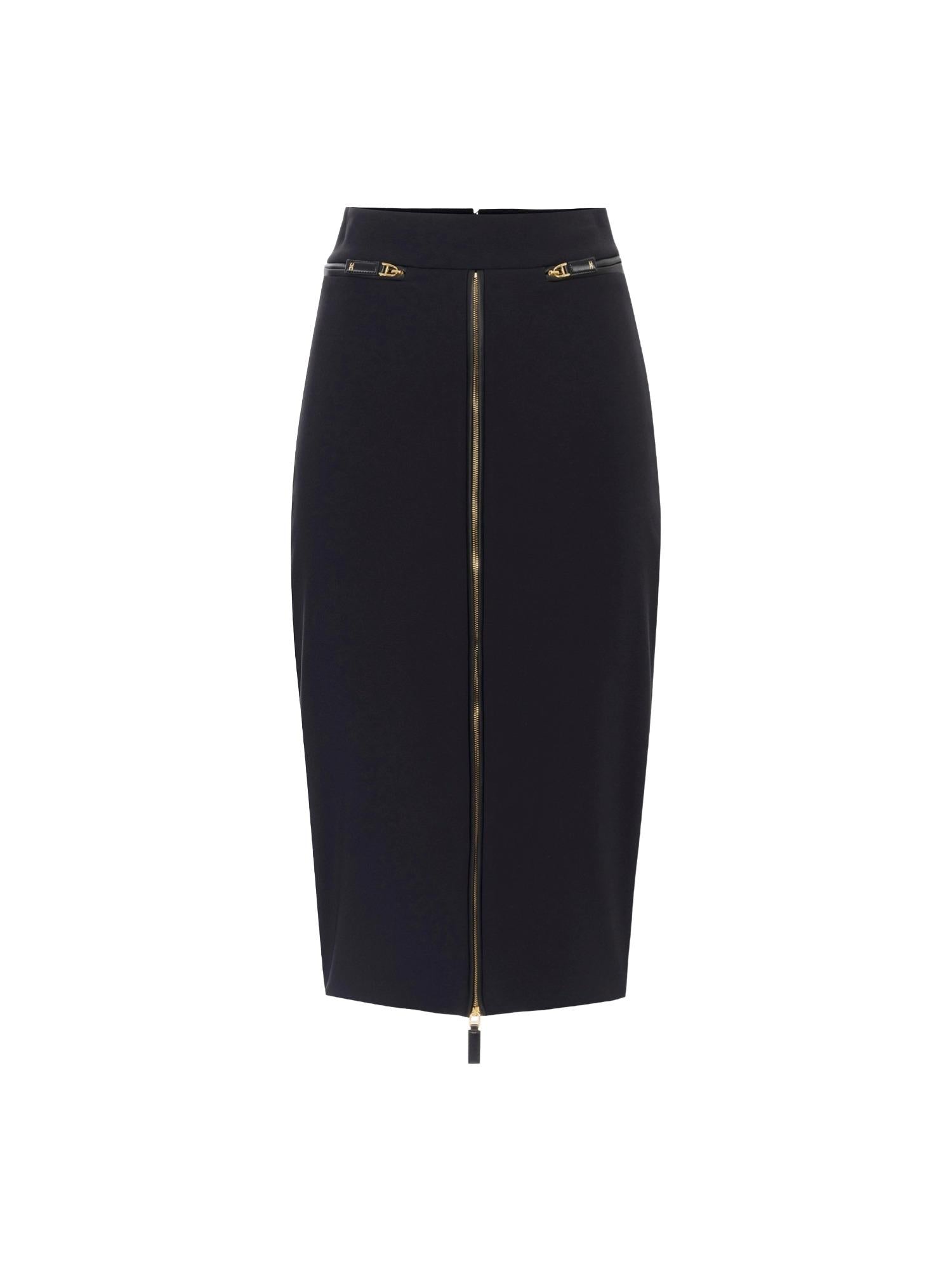 Elisabetta Franchi Gonna midi con zip