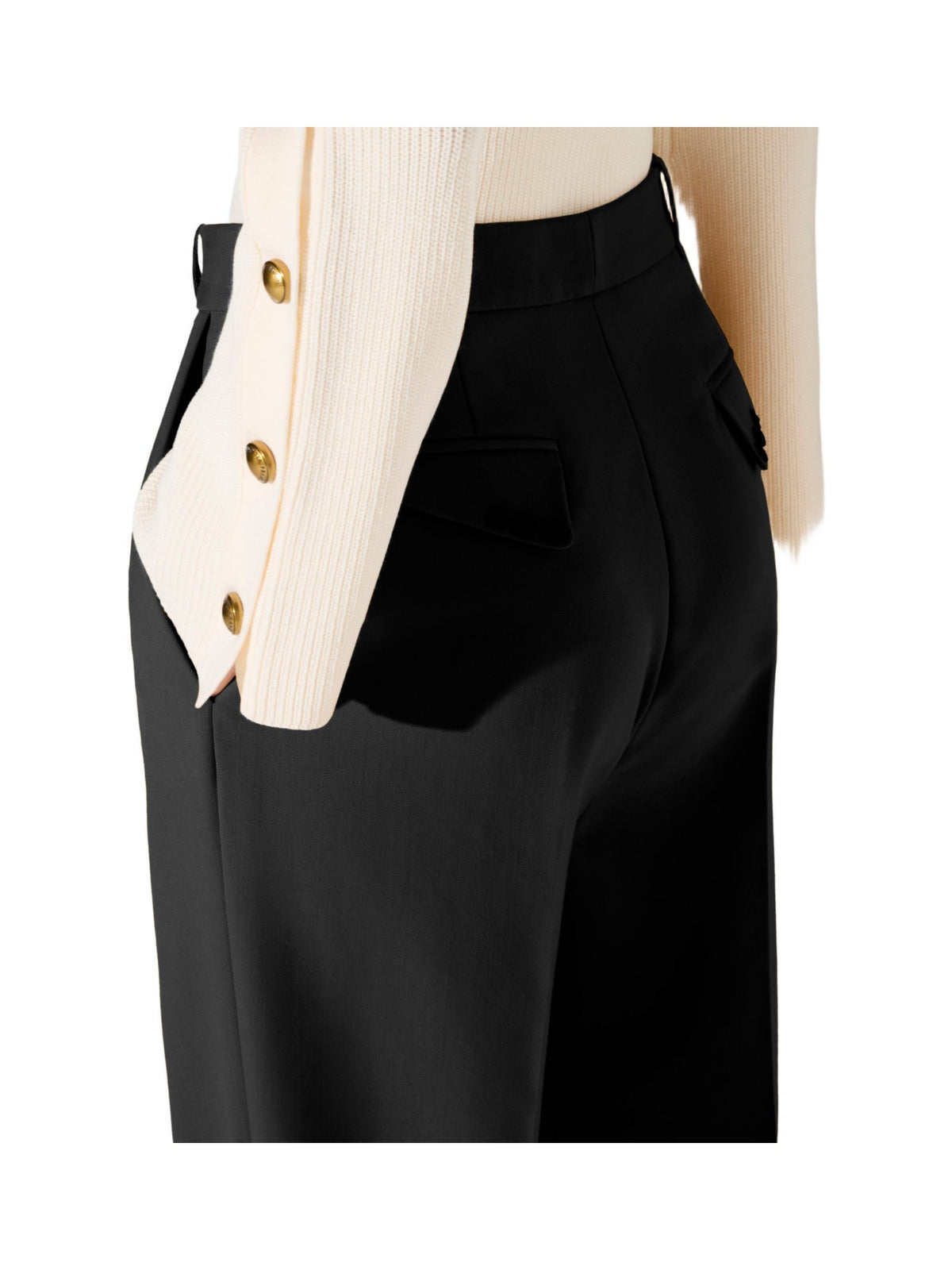 Pantaloni in gabardina