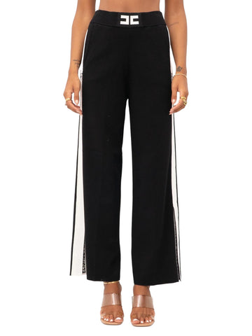 Elisabetta Franchi Pantalone con bande laterali