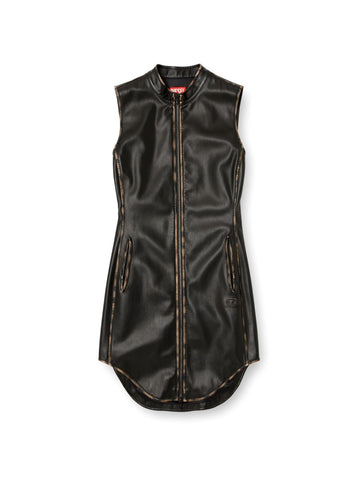 Diesel Abito smanicato in ecopelle D-Eneas