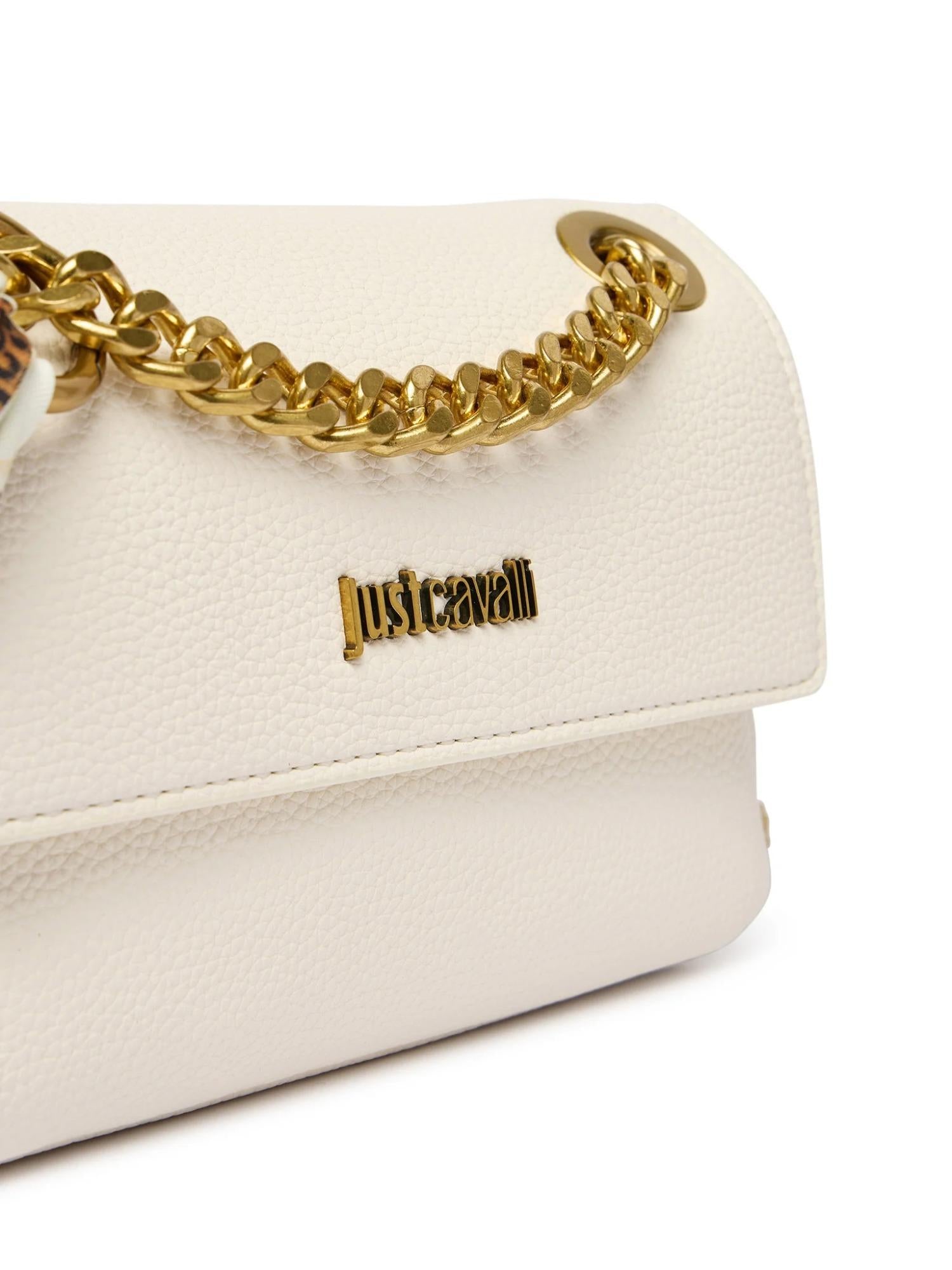 Just Cavalli Borsa in ecopelle con foulard