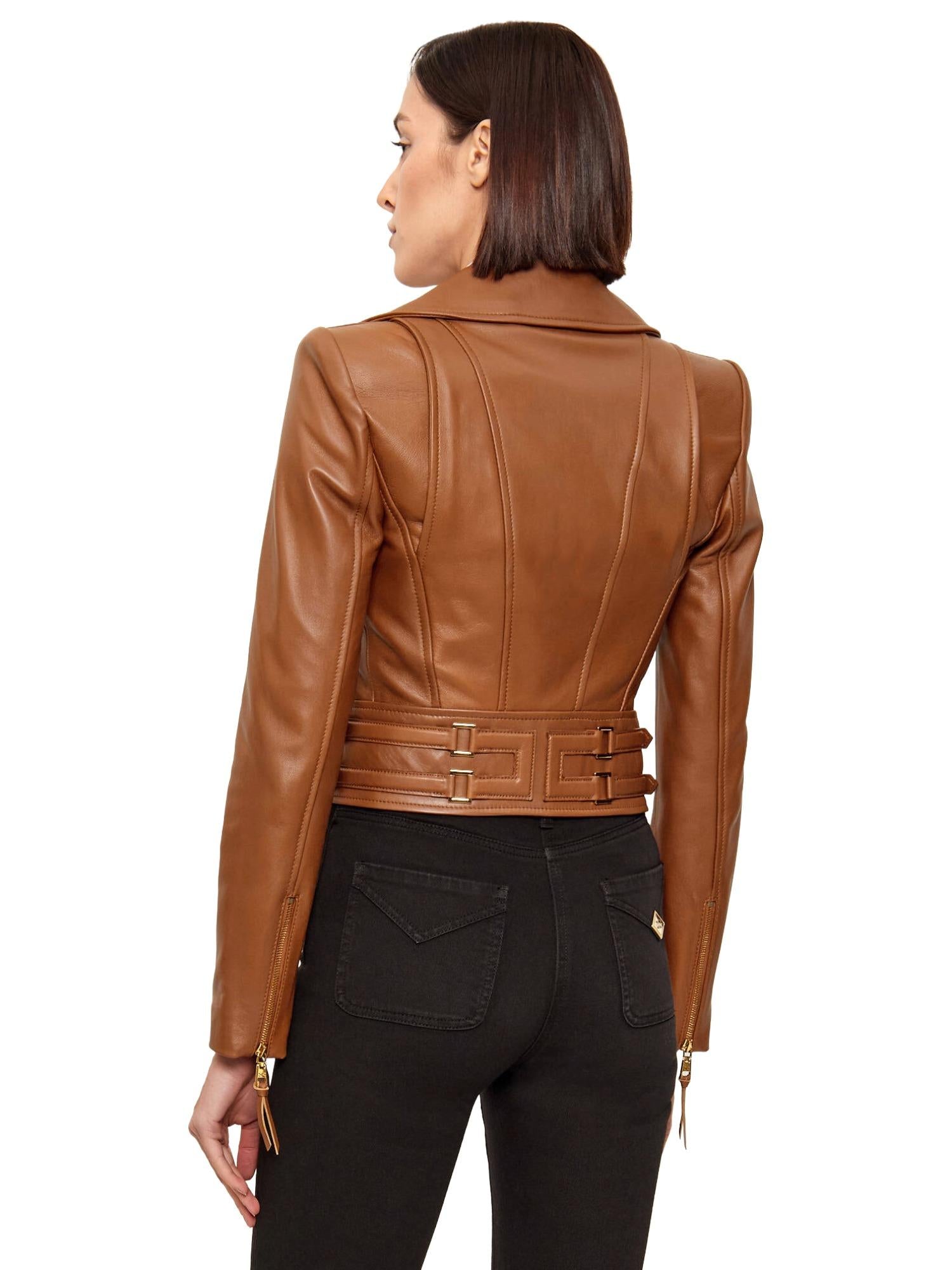 Elisabetta Franchi Giubbino biker in pelle