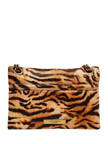 Borsa a tracolla mini kensington in cavallino animalier