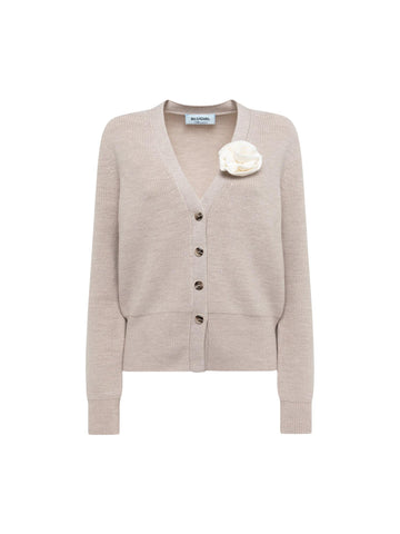 Blugirl Cardigan in pura lana a coste