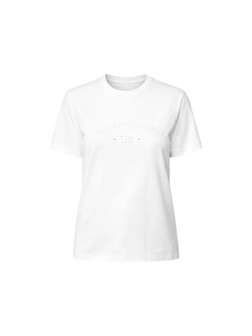 Elisabetta Franchi T-shirt con logo in rilievo