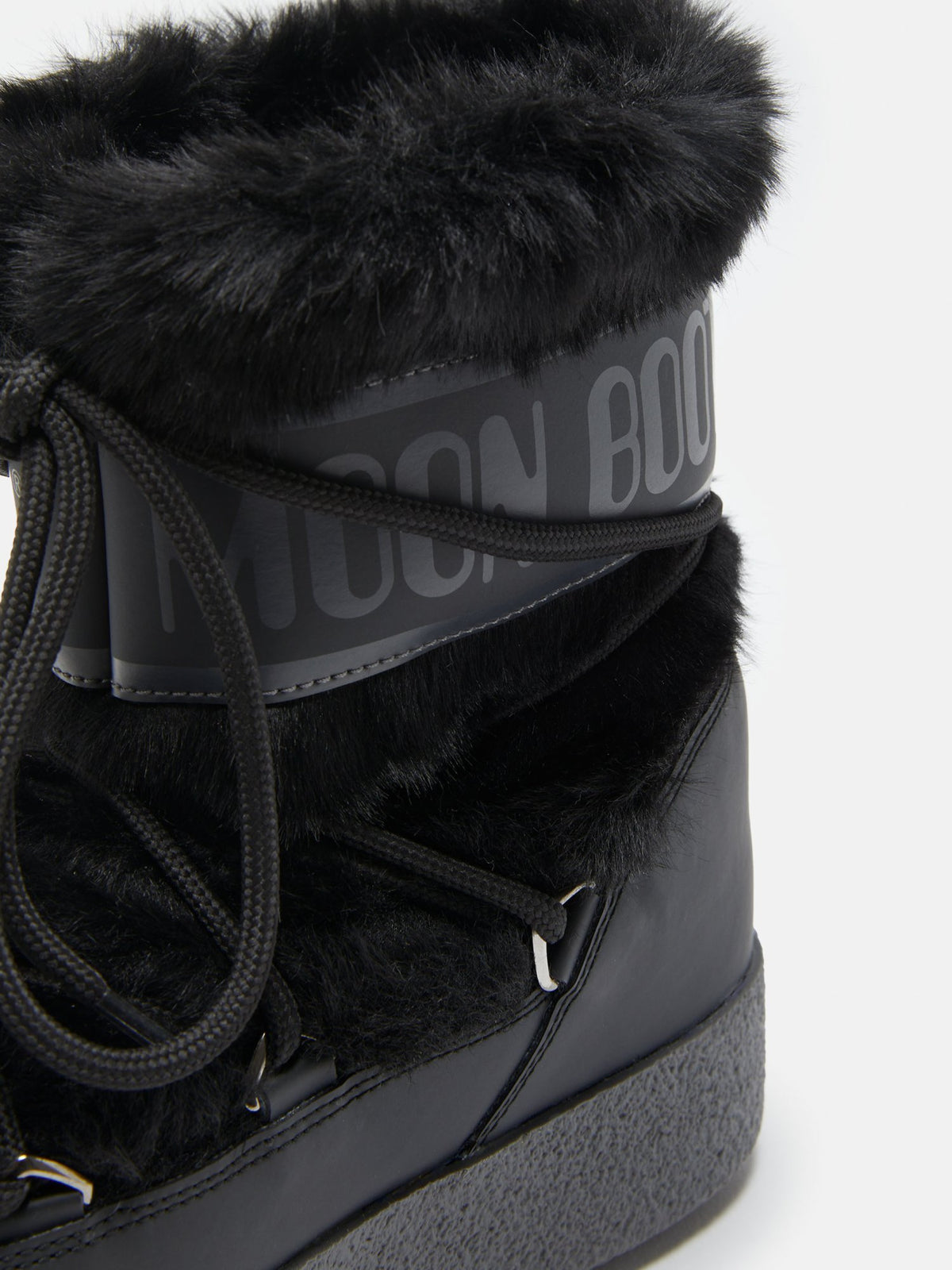 Stivale ltrack low faux fur bianco