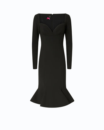 Pinko Abito Tubino Midi in Tessuto Tecnico donna