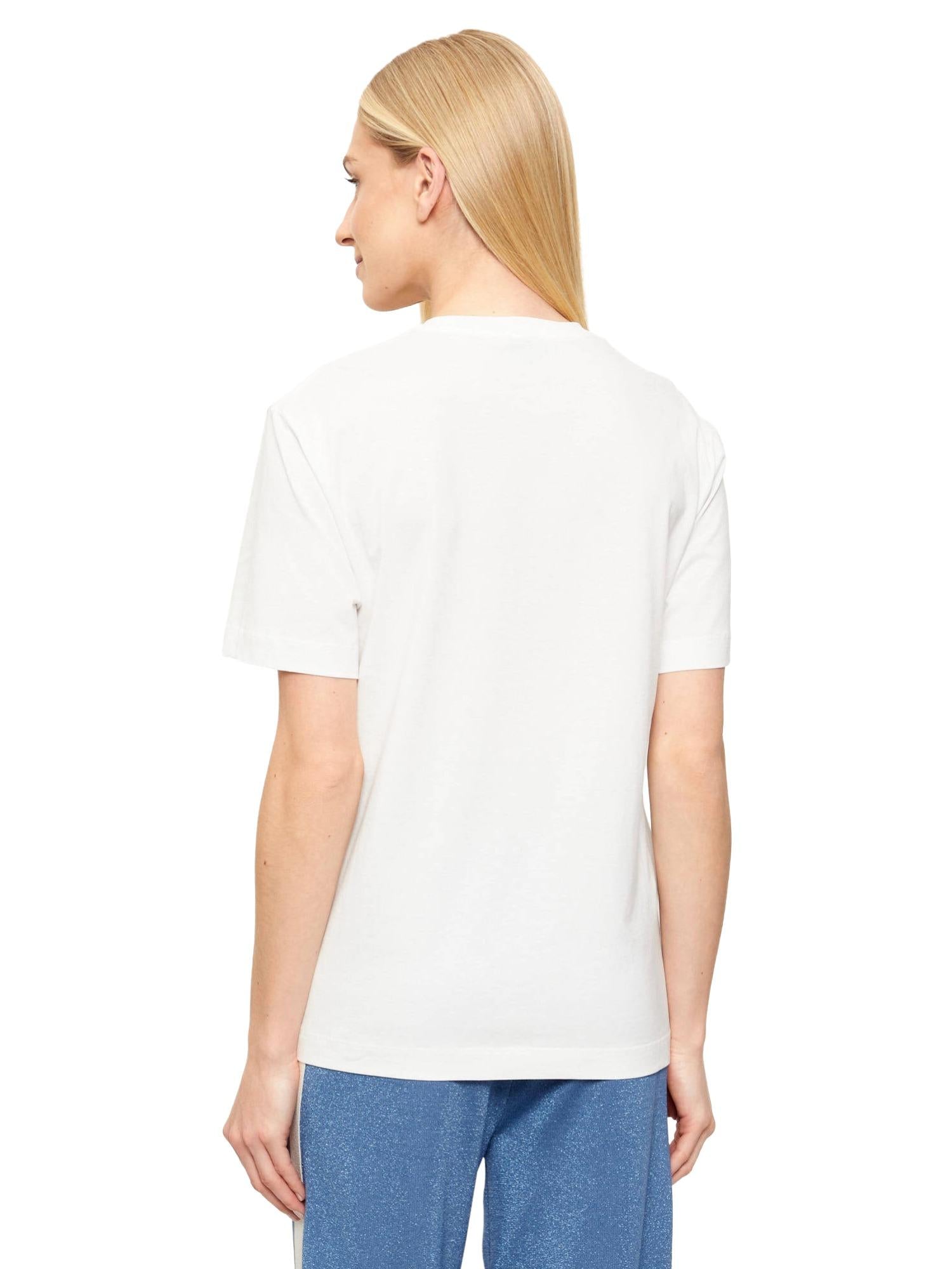Pinko T-shirt con cristalli Strepitoso