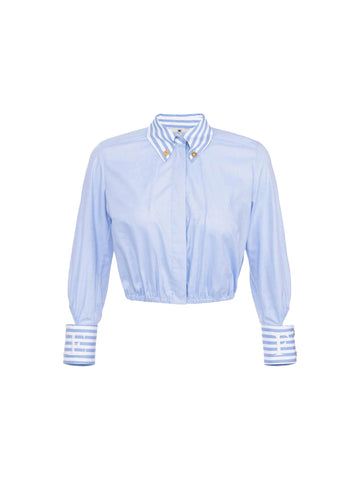 Elisabetta Franchi Camicia con dettagli rigati