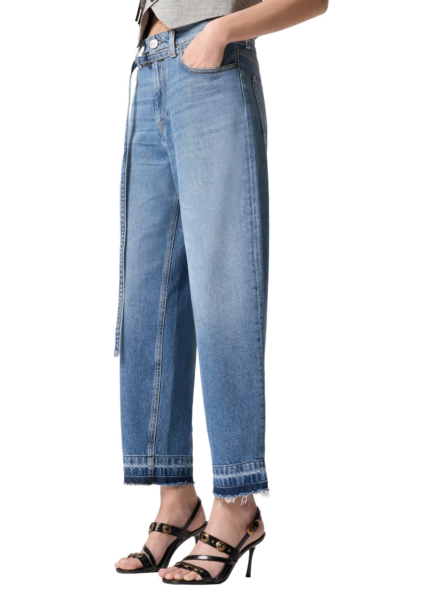 Pinko Jeans baloon con cintura Estelle