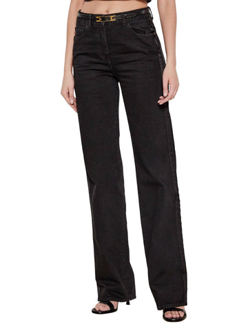 Elisabetta Franchi Jeans con bande in raso