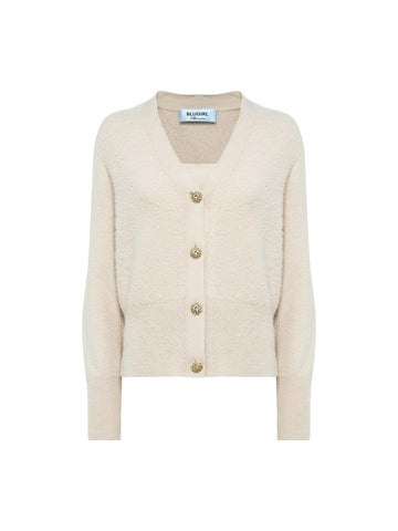 Blugirl Cardigan e top effetto pelliccia