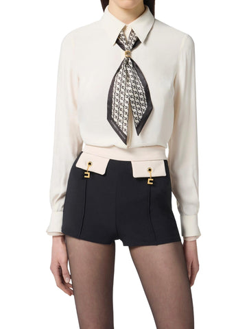 Elisabetta Franchi Camicia con foulard