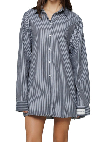Hinnominate Abito camicia a righe