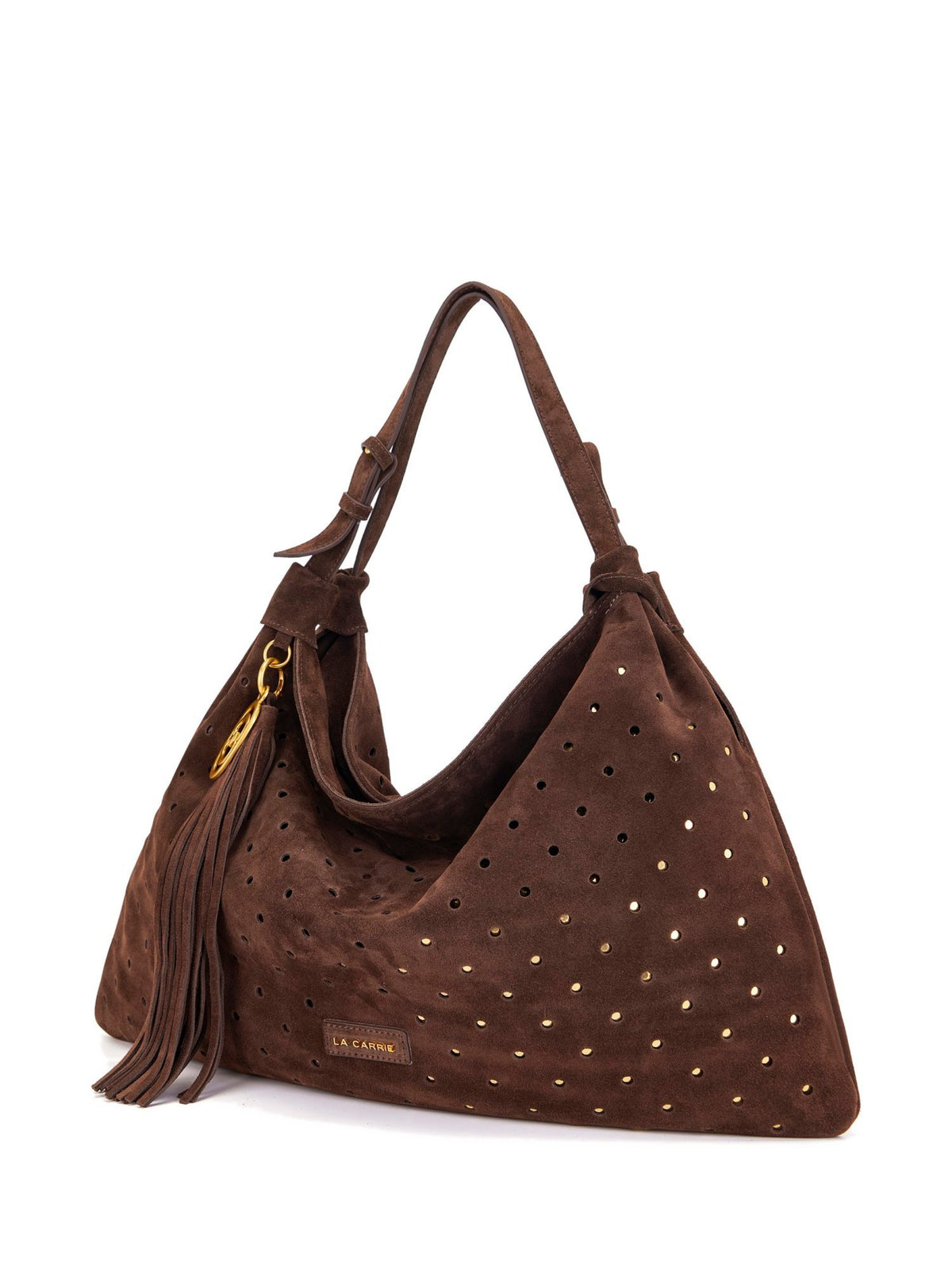 Borsa Shopper Metropolis in Suede Traforato
