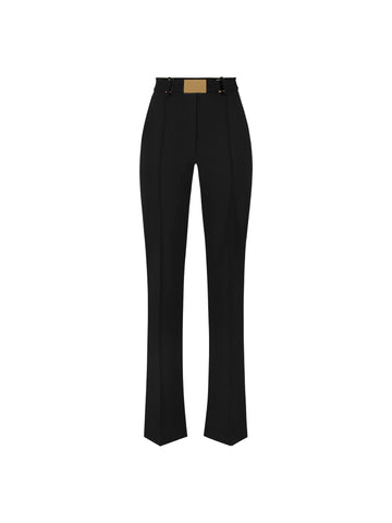 Elisabetta Franchi Pantalone flare con cintura