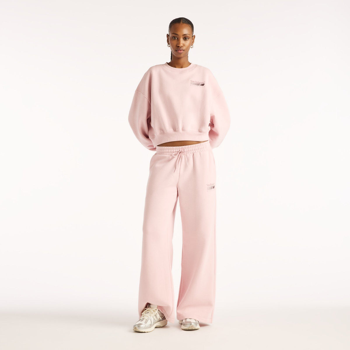 New Balance Pantalone Tuta Trackside Fleece