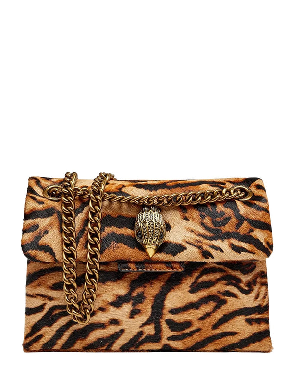 Borsa a tracolla mini kensington in cavallino animalier