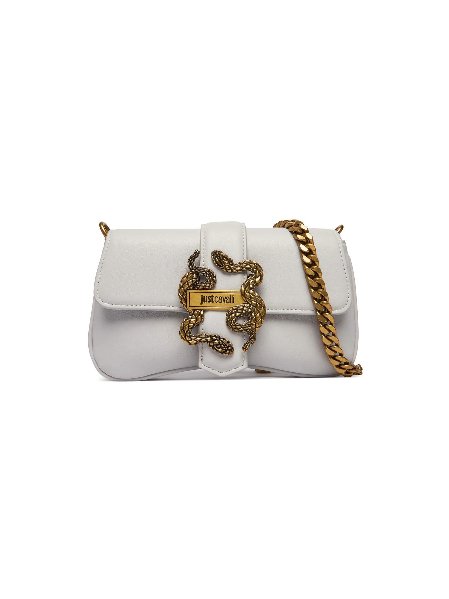 Just Cavalli Borsa con fibbia snake