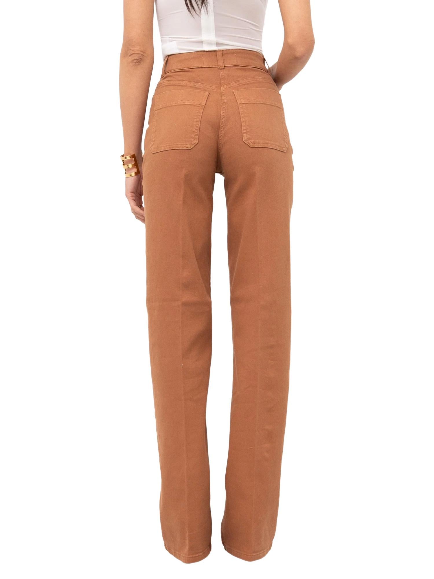 Elisabetta Franchi Jeans dritto con logo gioiello