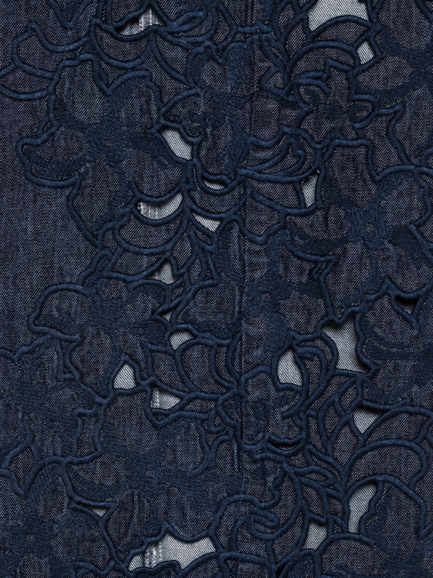 Blugirl Jeans flare con ricamo floreale