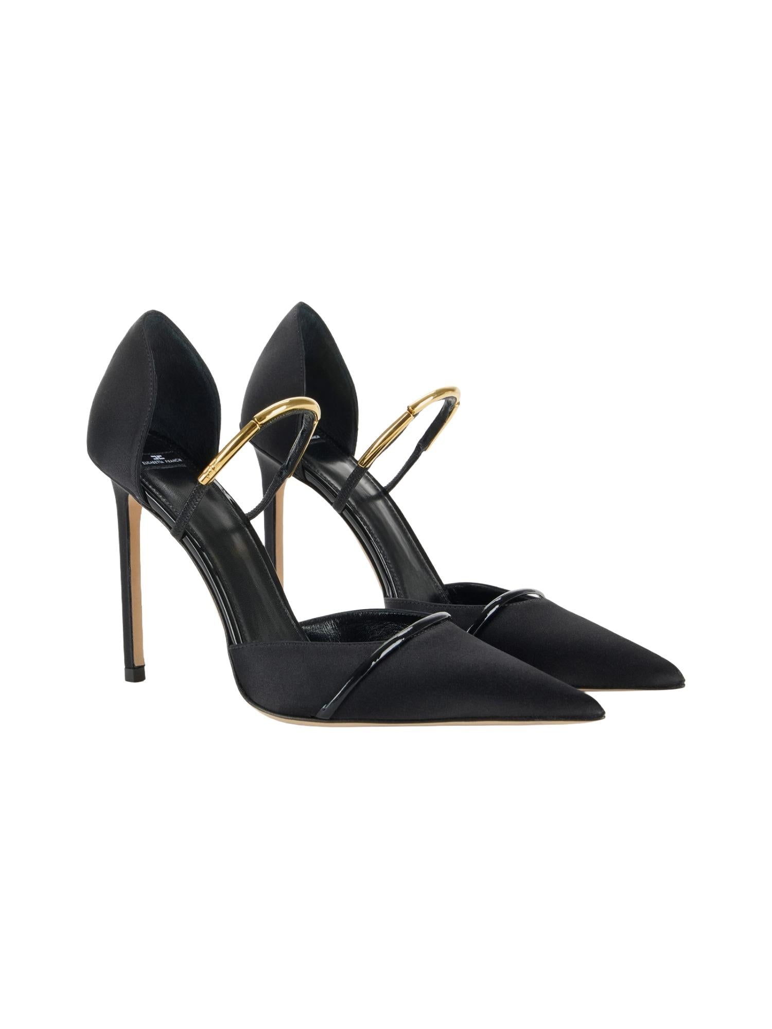 Elisabetta Franchi Decolletè D'Orsay con dettaglio gioiello 10,5 cm