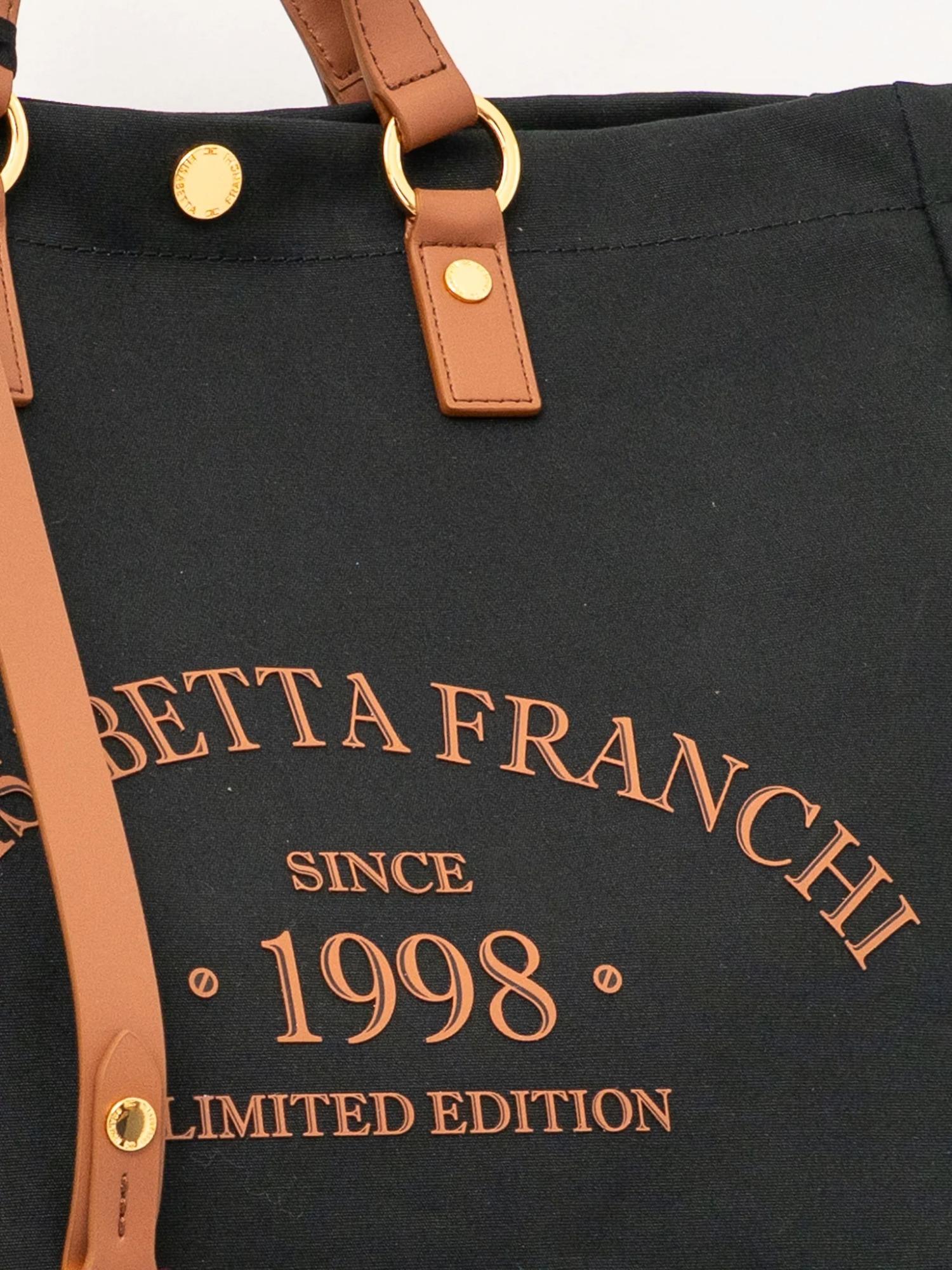 Elisabetta Franchi Borsa tote con logo