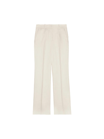 Ermanno Firenze Pantalone sartoriale in misto lino