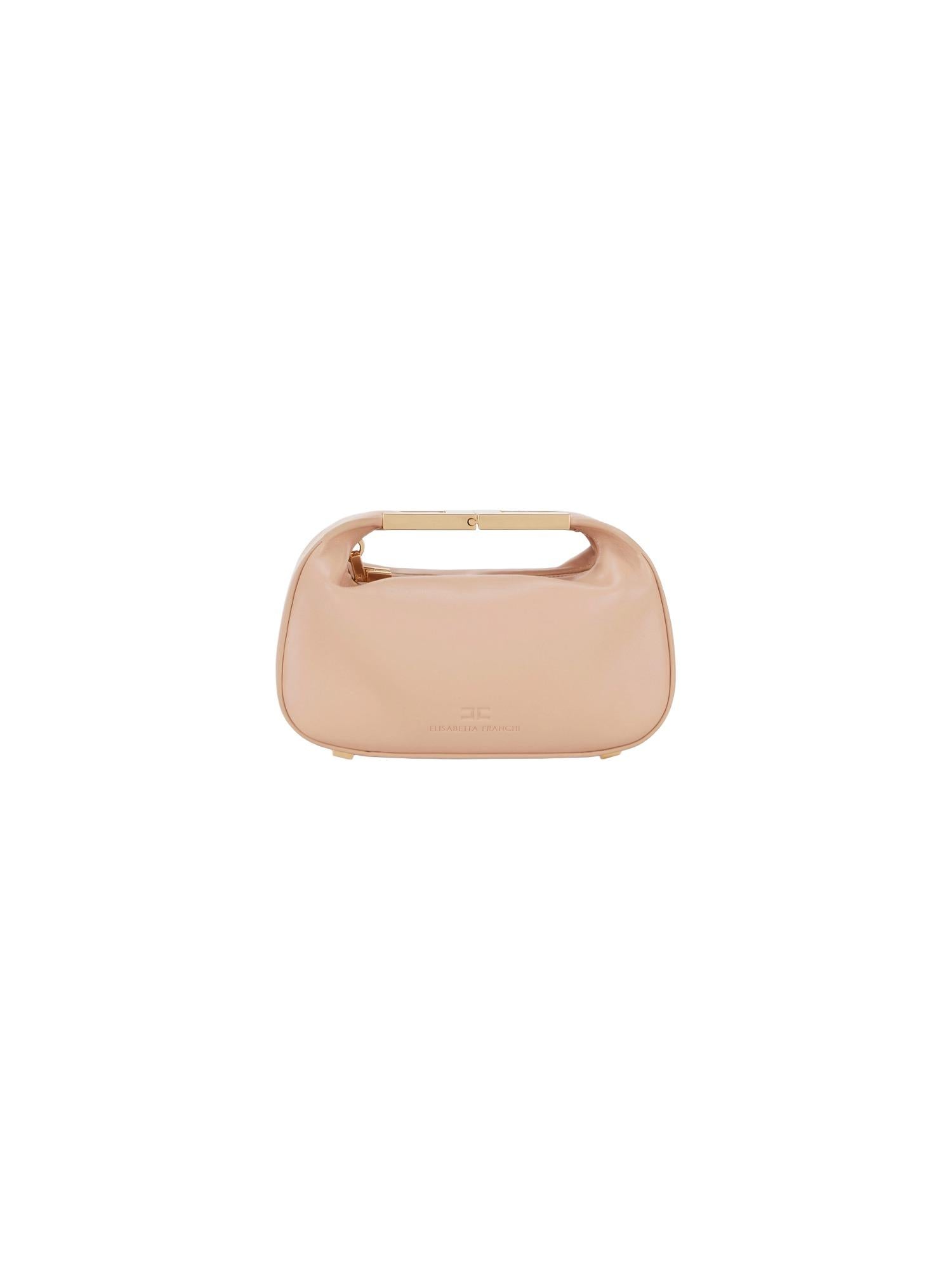 Elisabetta Franchi Borsa hobo con manico gioiello