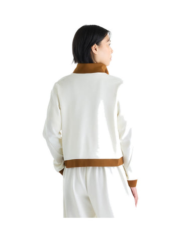 Felpa con zip 1/4 Sport Legacy Pique