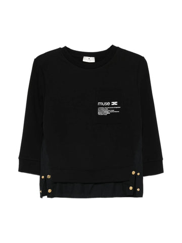 Elisabetta Franchi Felpa doublelayer con camicia