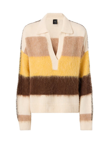 Maglia in Misto Alpaca con Scollo a V
