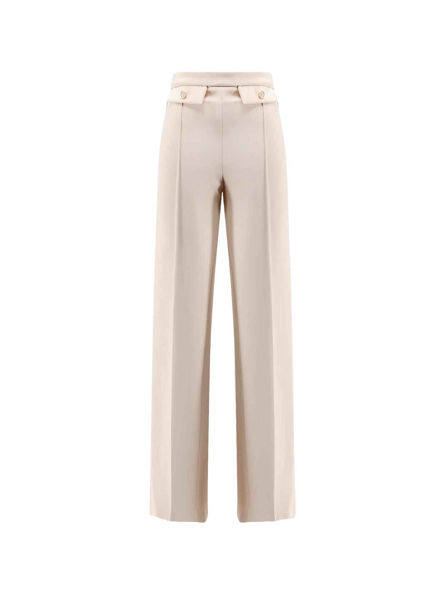 Elisabetta Franchi Pantalone a palazzo in crepe
