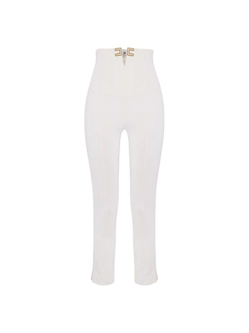 Elisabetta Franchi Pantalone con dettaglio logo