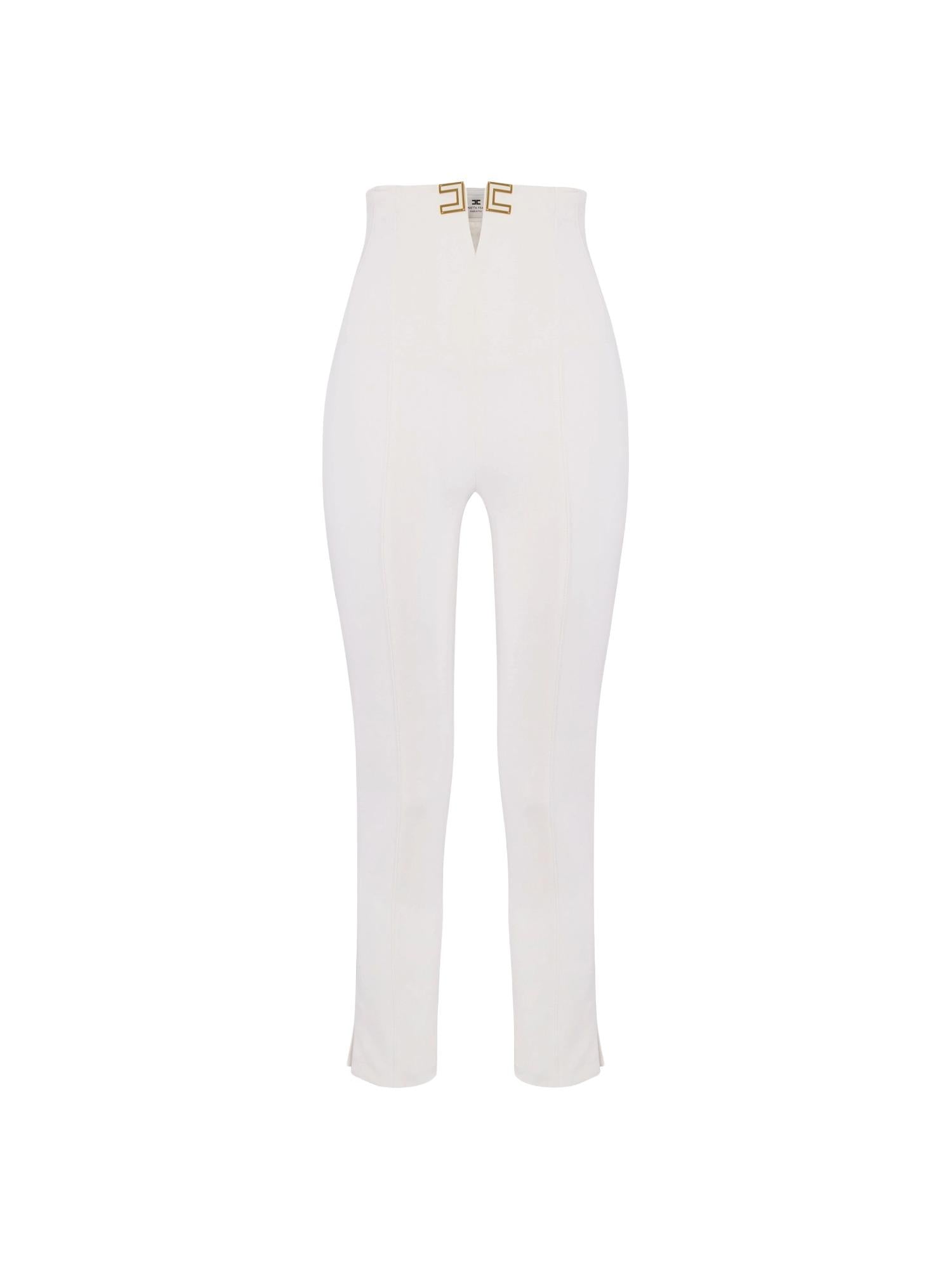 Elisabetta Franchi Pantalone con dettaglio logo